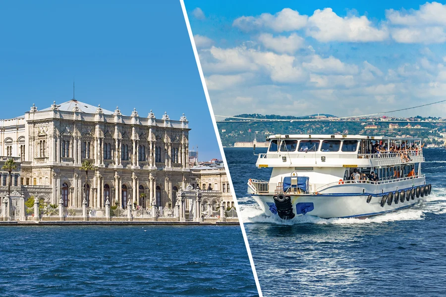 Kombinovaný balíček: Vstupenky bez fronty do paláce Dolmabahçe a harému s audioprůvodcem + plavba po Bosporu, Istanbul