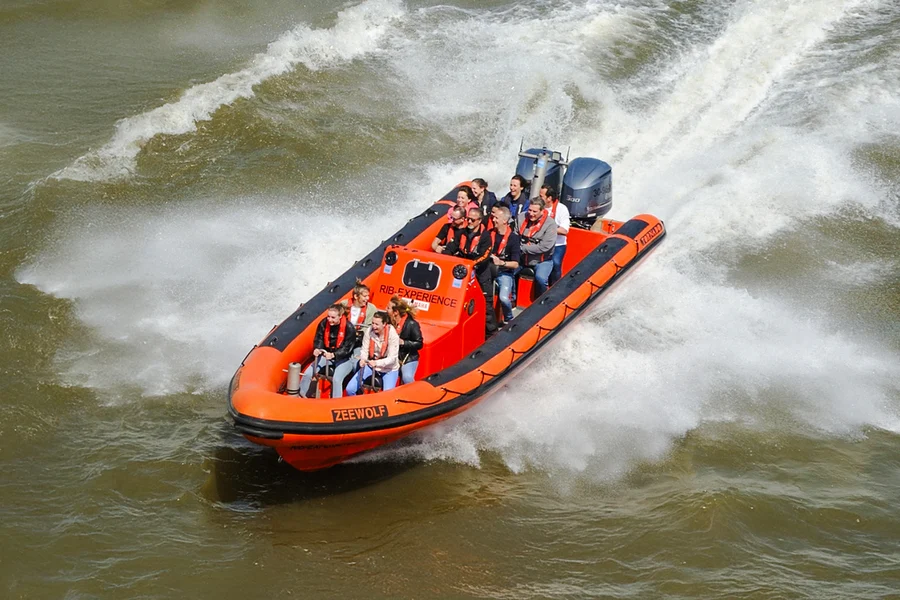 45-Min Rotterdam Harbour Tour on RIB Speedboat, Rotterdam