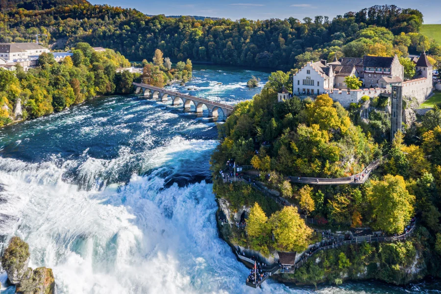 Day Trip From Zürich to Rhine Falls & Laufen Castle, Zurich