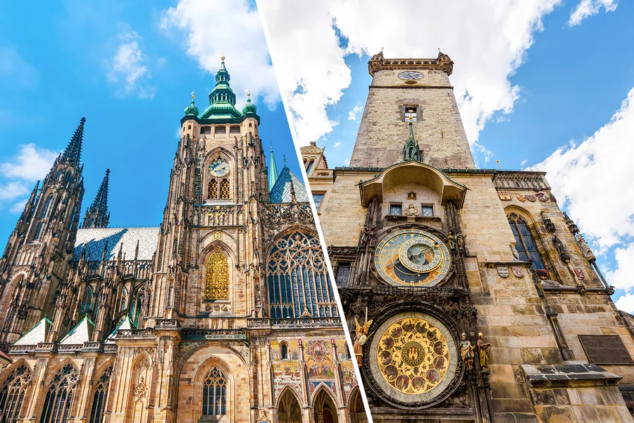 Combo (Save 8%): Prague Castle + Astronomical Clock Tower Tickets, Prague