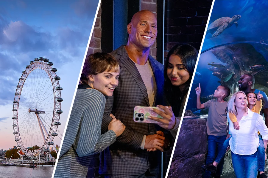 Kombinowany bilet: London Eye + Madame Tussauds + Bilety SEA LIFE, at London Eye, London