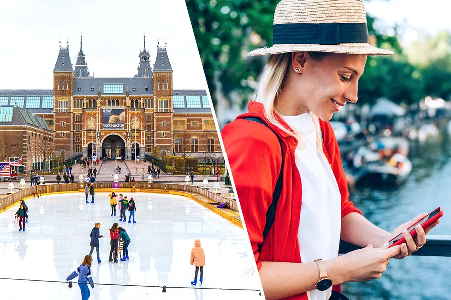Combo: I Amsterdam City Card + Self-Guided Walking Tour of Amsterdam, Amsterdam