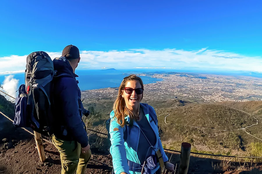 From Rome: Mount Vesuvius Entry Tickets with Round-Trip Transfers, Naples