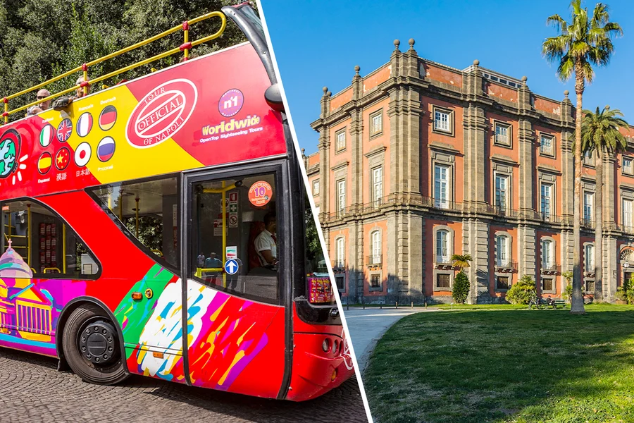 Combo (Save 5%): Naples Hop-On Hop-Off Bus Tour + Capodimonte Museum Tickets, Naples