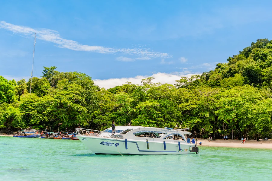 From Krabi: Surin Islands Speedboat Tour with Breakfast, Lunch & Transfers, Phuket
