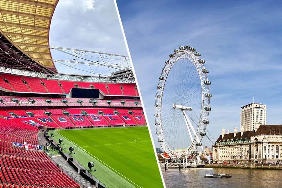 Combo (Save 10%): Wembley Stadium Tour + London Eye Tickets, San Francisco