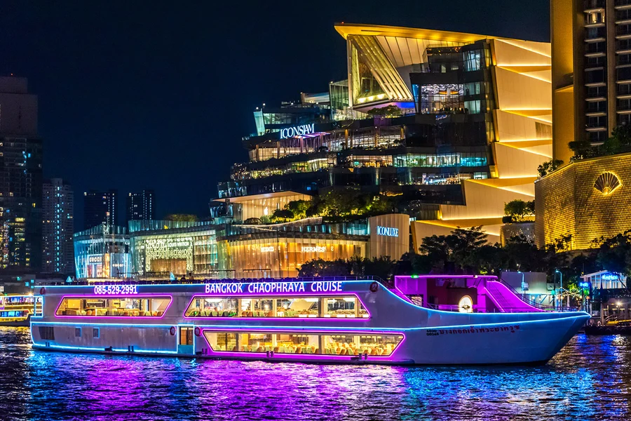The Newest Luxury 5-Star Chao Phraya Dinner Cruise , Bangkok