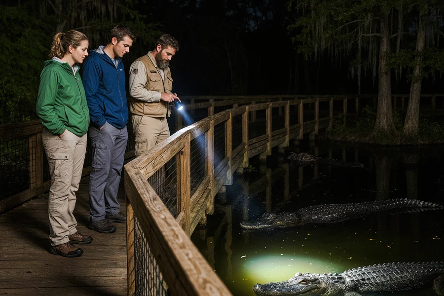 Gatorland Nighttime Flashlight Tour, Orlando