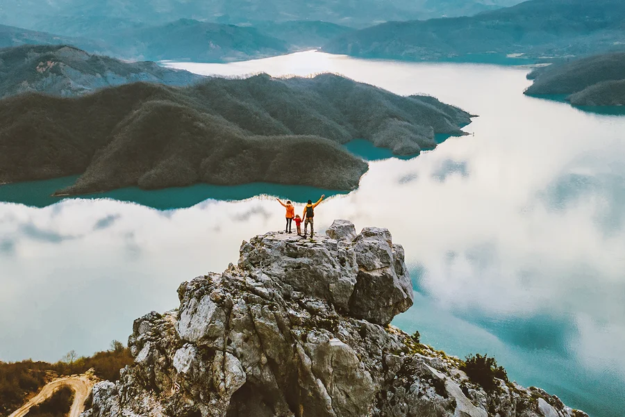 From Durres/Golem: Bovilla Lake & Gamti Mountain Hiking & Kruja Old Town Tour by Minibus, Tirana