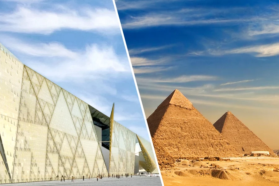 Combo (Save 6%): Giza Complex Skip-the-Line Entry + Grand Egyptian Museum Skip-the-Line Tickets, Cairo