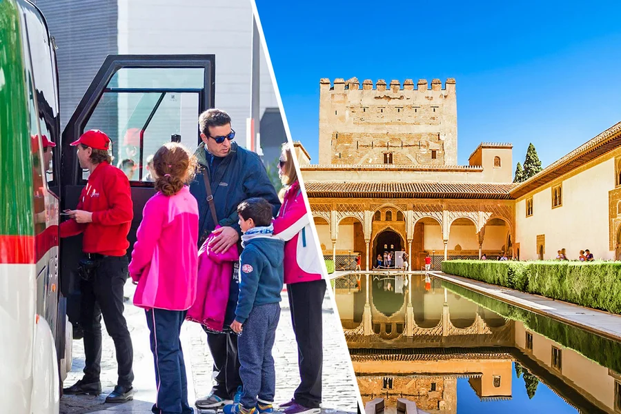 Combo: Granada Hop-on Hop-off Train Tour + Alhambra & Nasrid Palace Skip-the-Line Tickets, Granada