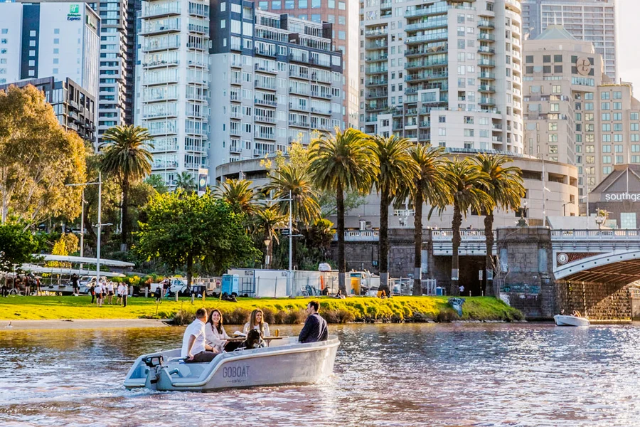 GoBoat: BYO Self-Drive Picnic Cruise on Yarra River (Up to 8 Guests), Melbourne