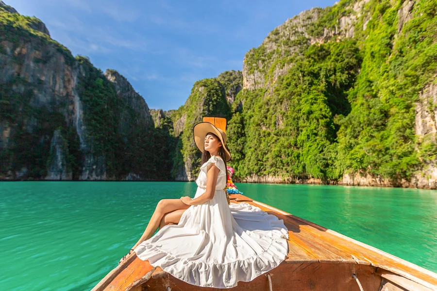From Phi Phi: Maya Bay Custom Private Longtail Boat Tour with Snorkeling, at McDonald's PP Island Krabi, Phuket