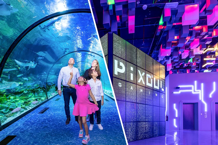 Combo: National Aquarium Abu Dhabi + Al Qana Attractions, Abu Dhabi