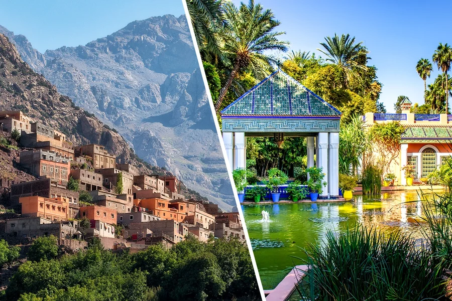 Combo (Save 13%): From Marrakech: Ourika Valley & Atlas Mountains Tour + Jardin Majorelle Garden Tickets, Marrakesh