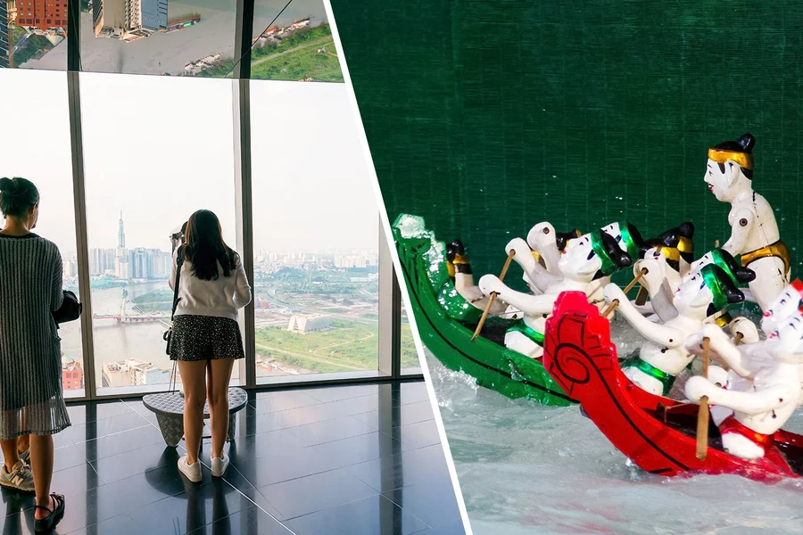 Combo (Save 24%): Landmark 81 Saigon Skyview + Golden Dragon Water Puppet Show Tickets, Ho Chi Minh City