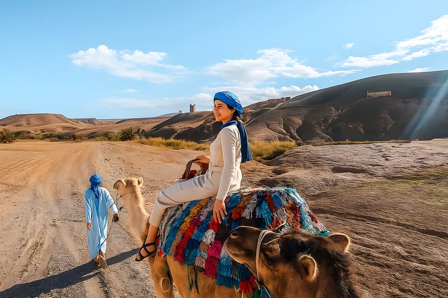 Half-Day Agafay Desert Tour with Camel or Quad Ride & Moroccan Tea, Marrakesh