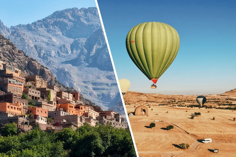 Combo (Save 48%): From Marrakech: Ourika Valley & Atlas Day Trip + Sunrise Hot Air Balloon Flight
, Marrakesh