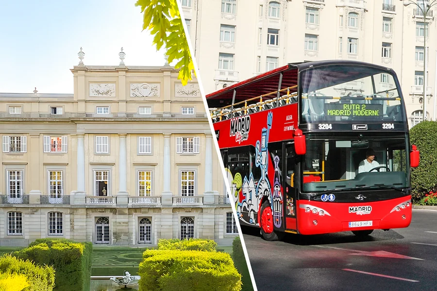 Combo: Liria Palace Tickets + Madrid Hop-on Hop-off Bus Tour, Madrid