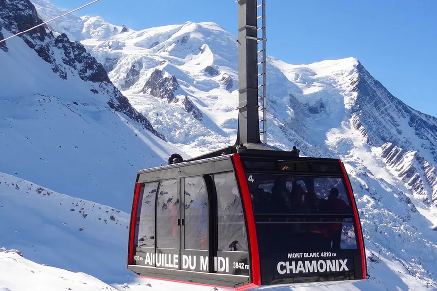 Day Trip to Chamonix Mont Blanc with Cable Car & Mer de Glace Train Ride, Geneva