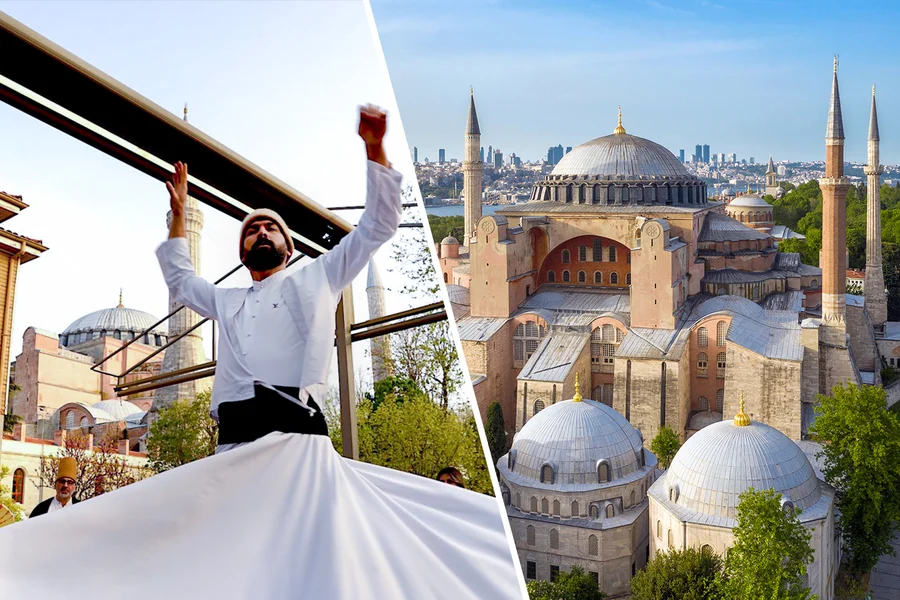 Combo (Save 23%): Whirling Dervish & Sufi Dance + Hagia Sophia Tickets, Istanbul