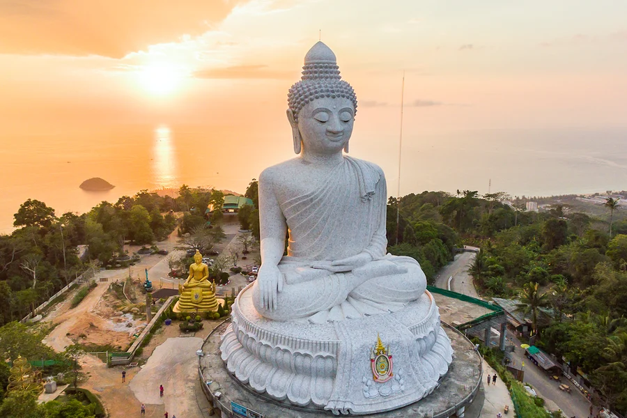 Phuket Guided City Tour with Transfers: Big Buddha, Old Town & Wat Chalong, Phuket