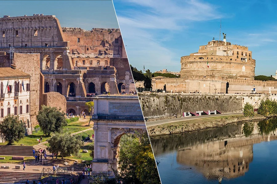 Combo (Save 17%): Colosseum with Arena Access + Castel Sant'Angelo Tickets, Rome