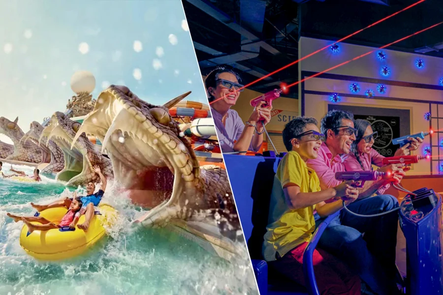 Combo (Save 29%): Yas Waterworld + IMG Worlds of Adventure Tickets, Abu Dhabi