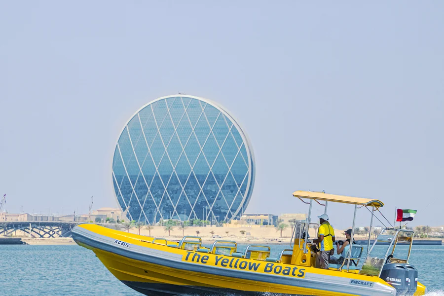 Yellow Boats: Sightseeing Speedboat Tour of Yas Island, Abu Dhabi
