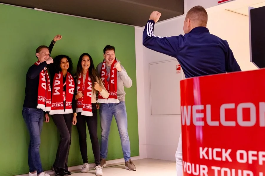 约翰·克鲁伊夫竞技场贵宾之旅,含饮品和围巾, at Johan Cruyff Arena, Amsterdam