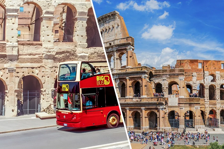 Kombó: Róma Hop-on Hop-off busztúra + Colosseum belépőjegyek, Rome
