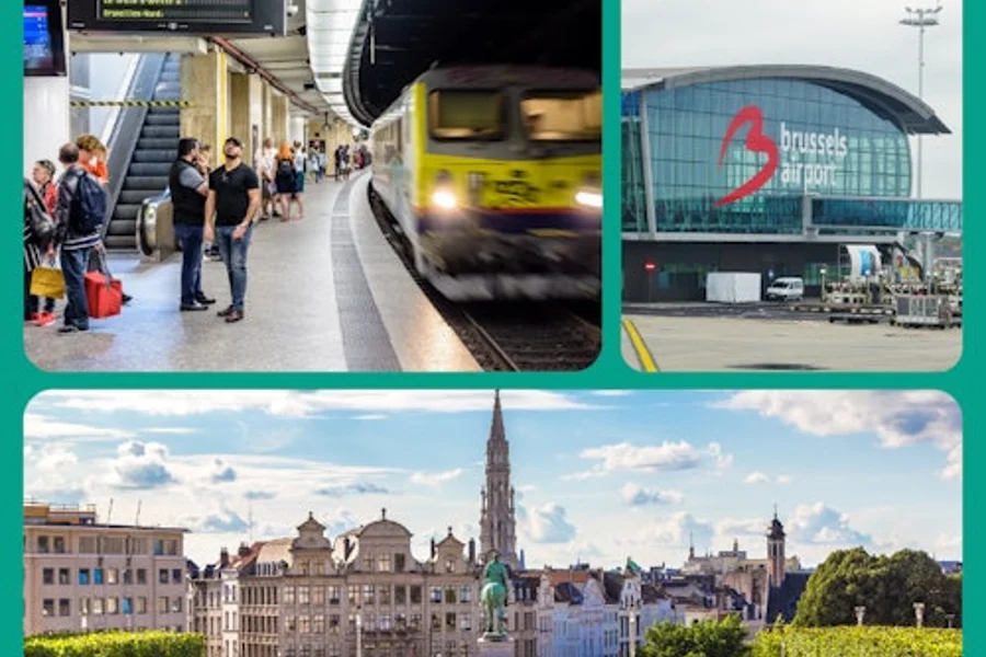 Biyahe sa Tren Balik-Pabalik mula Zaventem Airport patungong Brussels + Audio Gabay, at Airport Transfers Brussels, Zaventem