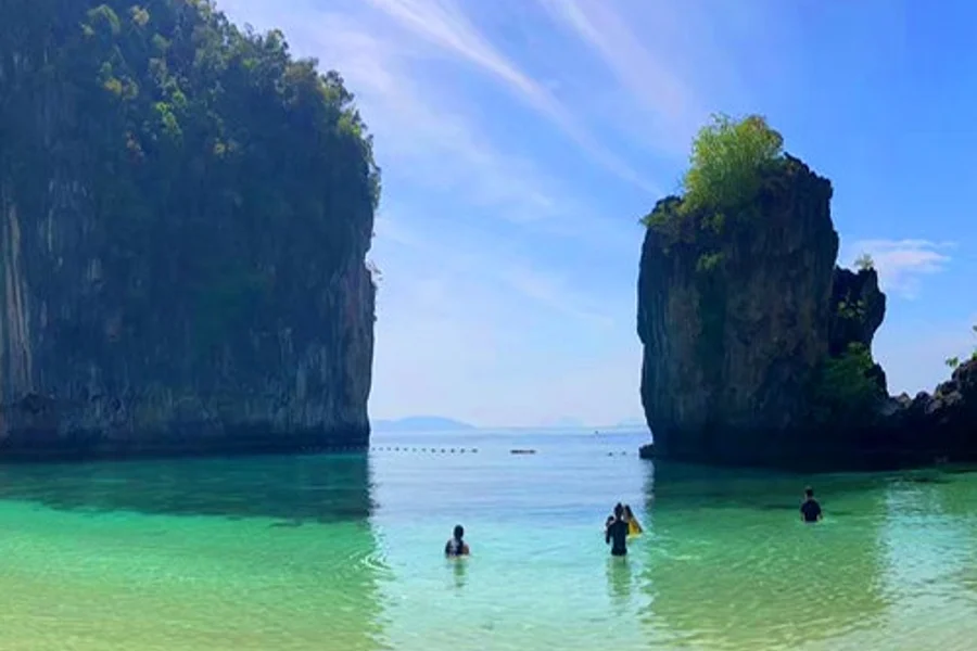 甲米:一日香港島潛水之旅,搭快艇或長尾船, Krabi