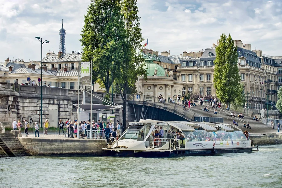 Batobus: Seine River Hop-on Hop-off Boat Tour, at Port de la Bourdonnais, 75007, Paris