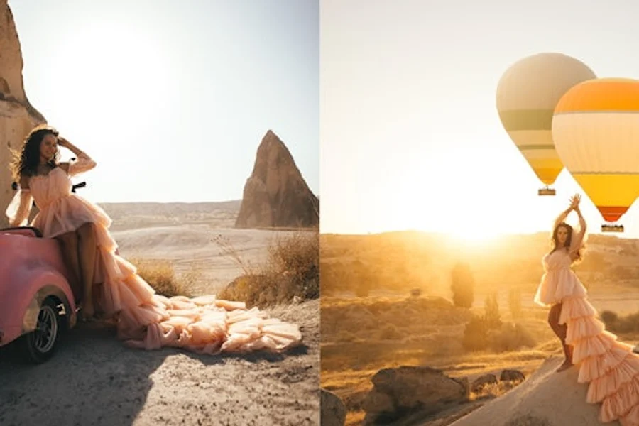 Cappadocia: Photoshoot with a Flying Dress