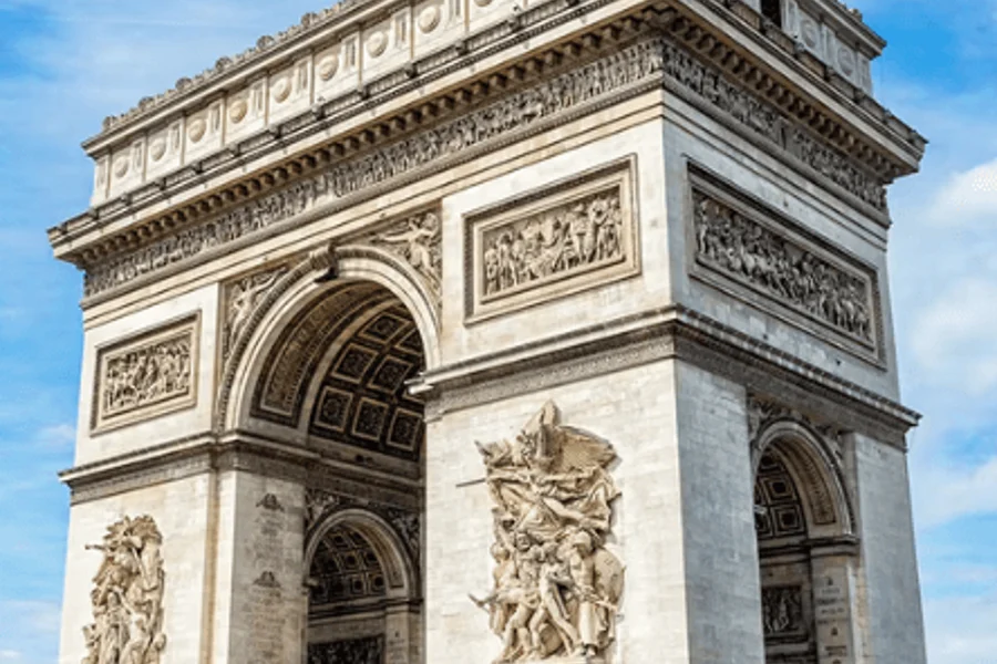 凯旋门及屋顶通道, at Arc de Triomphe, Paris