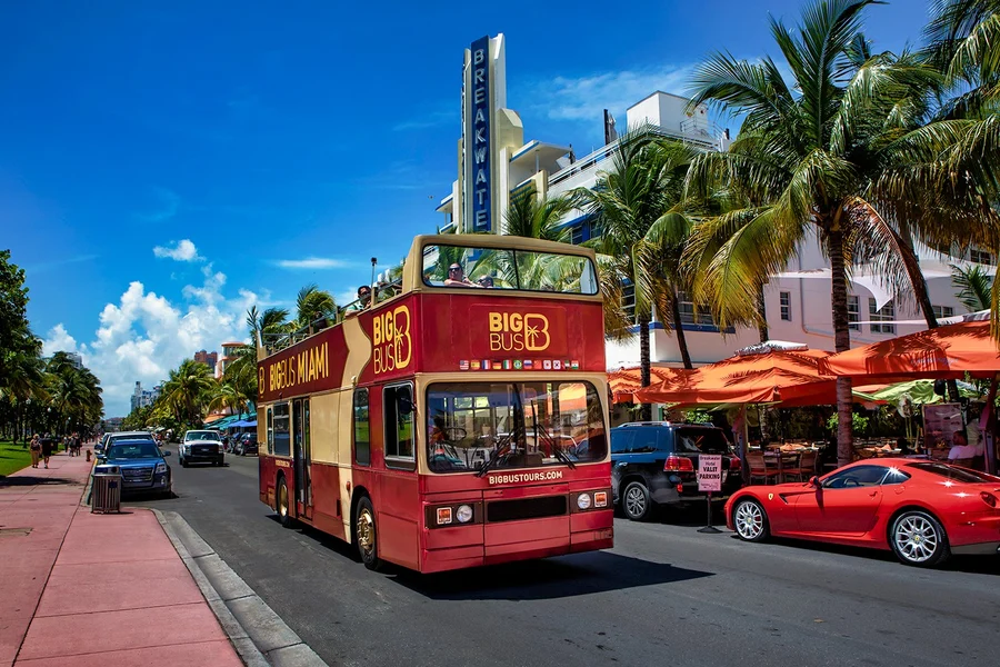 Big Bus: Miami Hop-On Hop-Off Bus Tour with Optional Boat Cruise & Night Tour, Miami