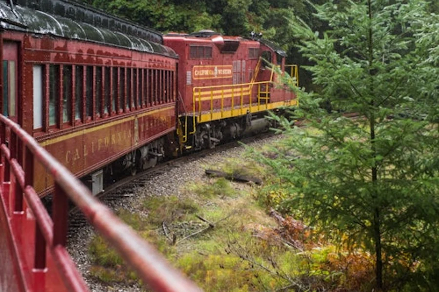 Skunk Train: Pudding Creek Express, at Skunk Train: Fort Bragg, Fort Bragg