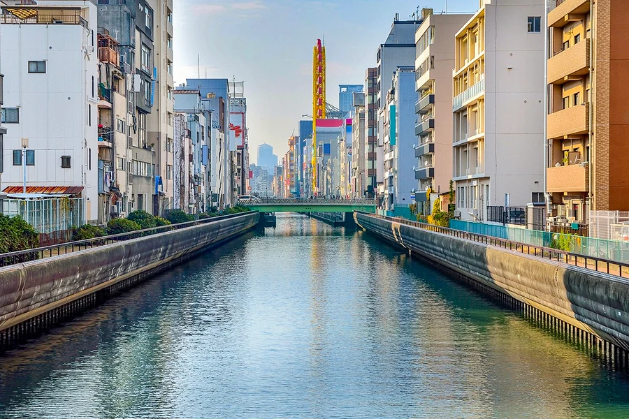 大阪:鬧市河遊船, at Tombori River Cruise (Tazaemon Bridge Pier), Osaka
