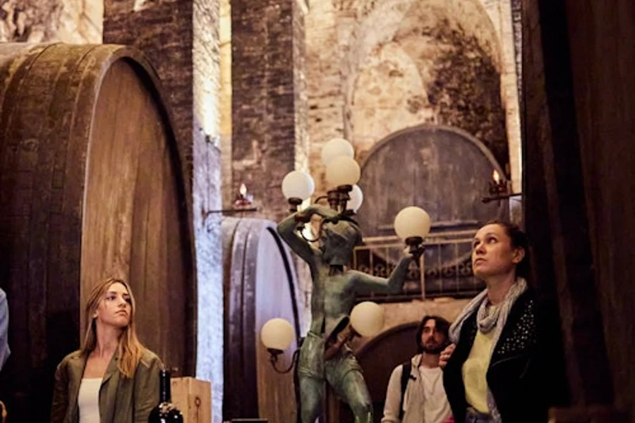 Montepulciano: Tour Guiado de Ida y Vuelta por Dos Viñedos + Cata de Vinos y Alimentos, at Tuscany Wine Tasting, Montalcino
