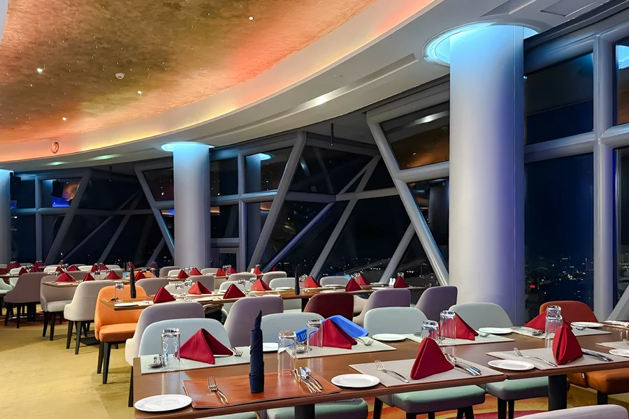 Dinner Buffet at ORBIT Revolving Dining in KL Tower, Kuala Lumpur