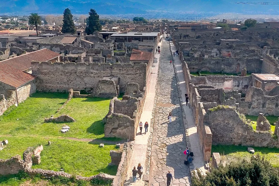 De Nápoles: Tour Guiado por Pompeia com Visita Opcional a Herculano ou Vesúvio, at Naples, Pompeii and Naples