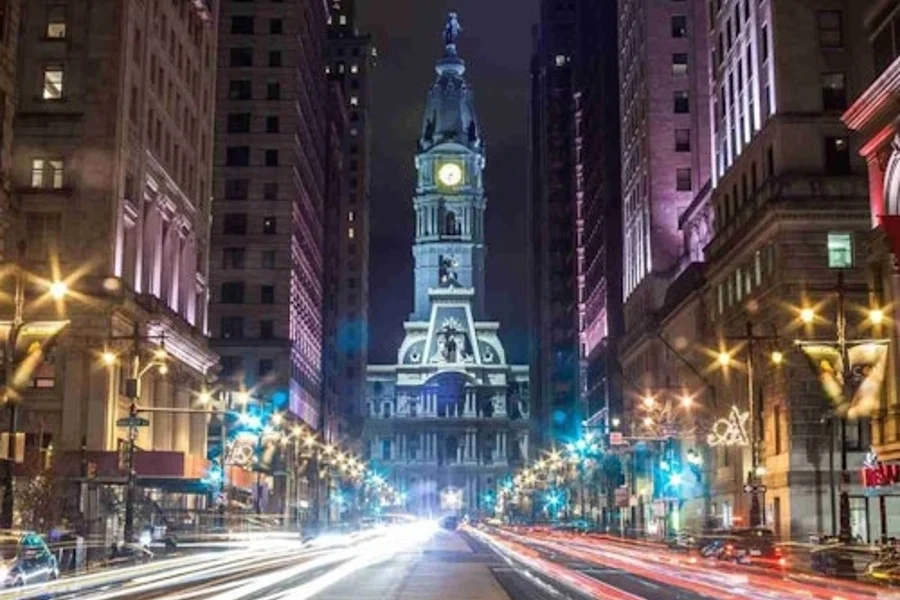 Philadelphia: Guided Night Bus Tour, Philadelphia