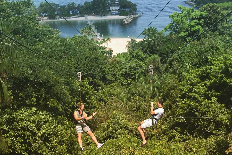 MegaZip Tandem Tickets at Mega Adventure Park Sentosa, at Mega Adventure - Singapore, Singapore