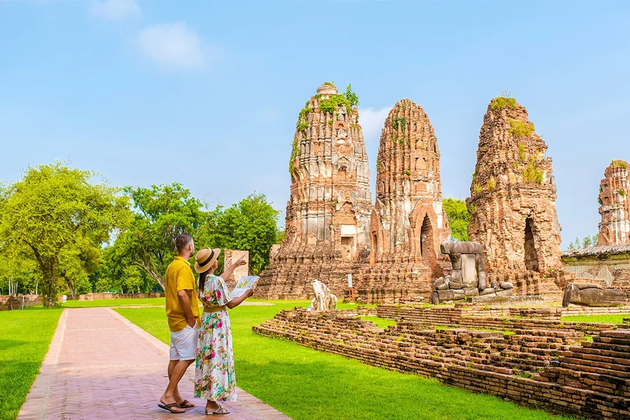 Tur Sehari Candi Bersejarah Ayutthaya dengan Pelayaran Sungai Grand Pearl, Bangkok