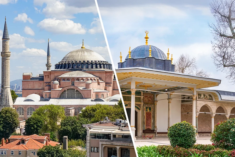 Kombo: Topkapi Palota + Hagia Sophia sorban állás nélküli jegyek, Istanbul