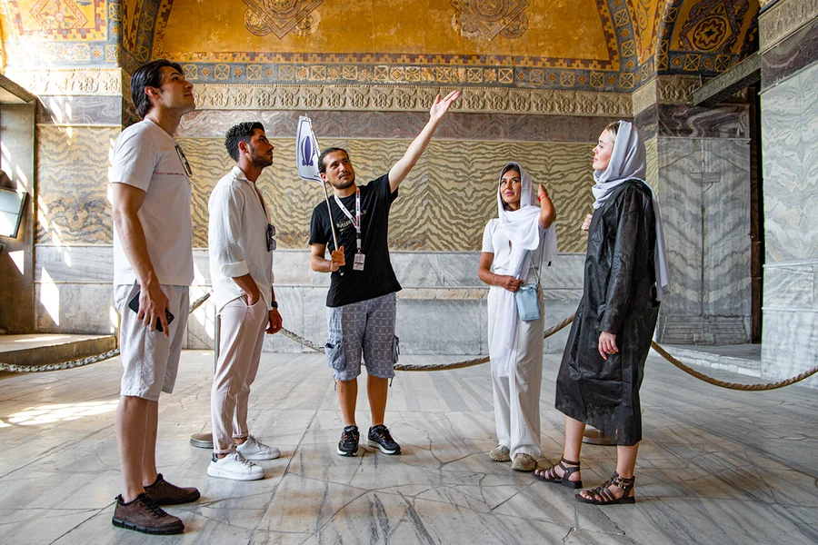 Kombinált jegy: Hagia Sophia, Kék Mecset, Bazilika Ciszterna és Topkapi Palota vezetett túrája, Istanbul