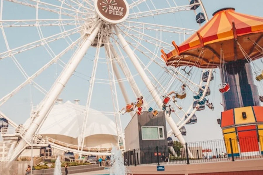Roda del Centenari del Navy Pier: Entrada, Chicago
