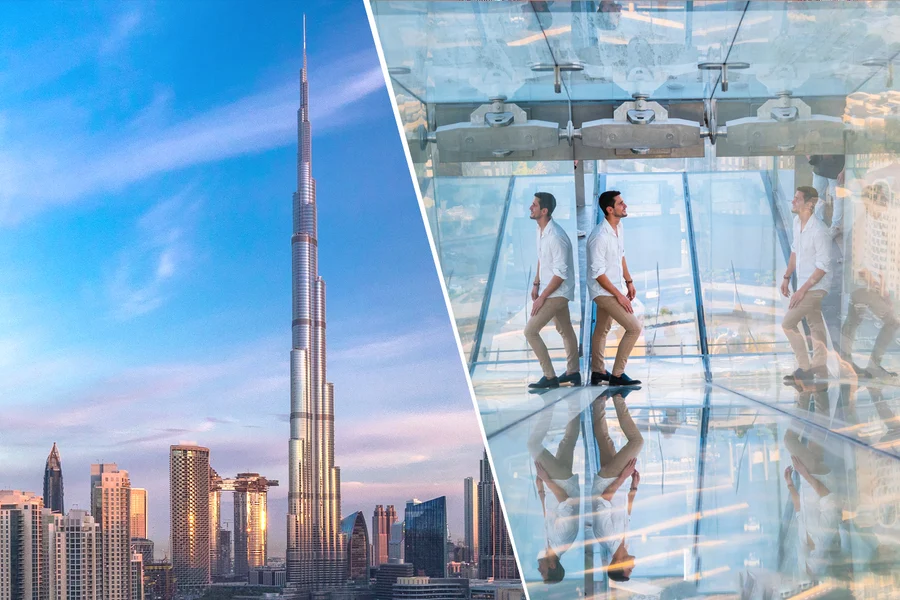Combo: Burj Khalifa At The Top + Sky Views Tickets, Dubai