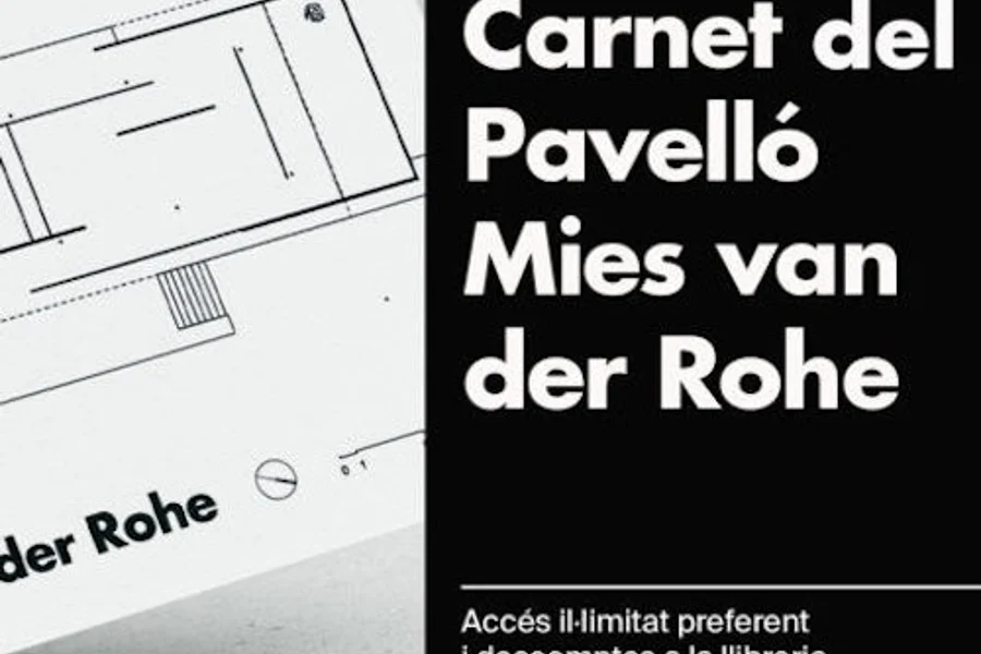 Mies van der Rohe Pavilion Card